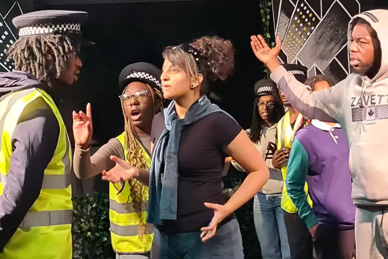 Young people and officers