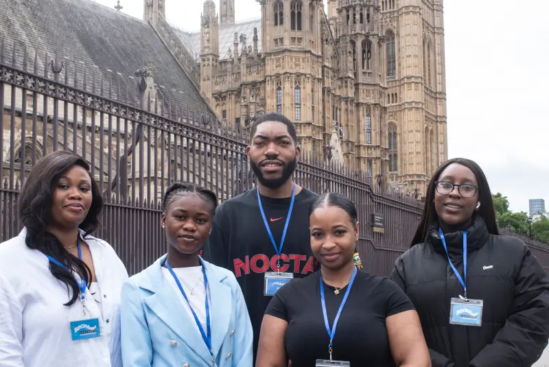 Young people and police working together
