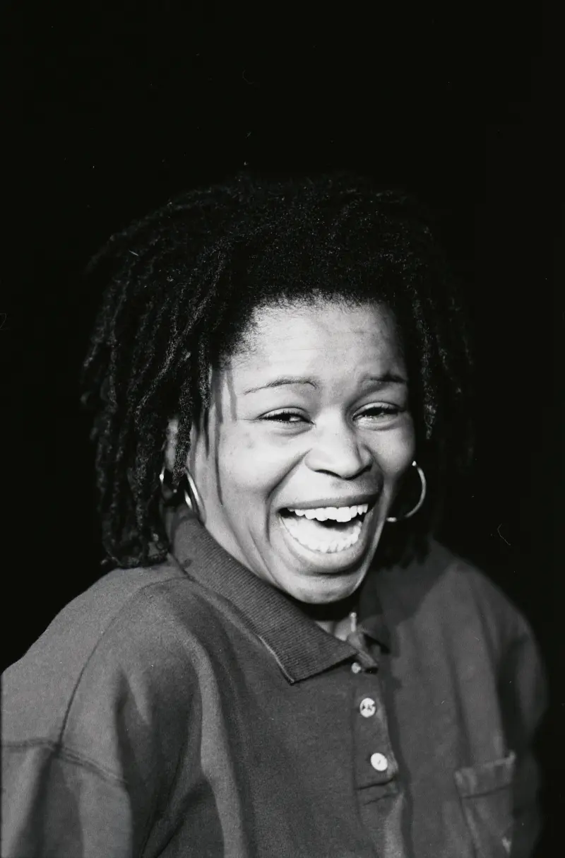 Collette laughing